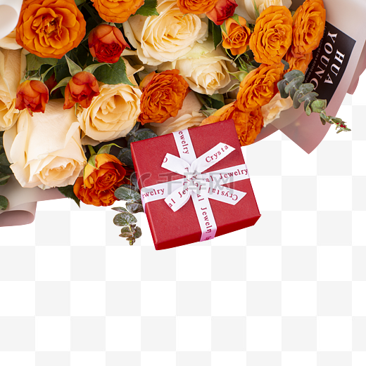美丽花束礼物送礼鲜花情人节玫瑰爱情捧花鲜艳图片