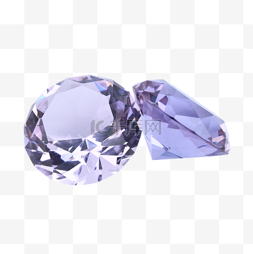 粉紫色钻石饰品宝石礼物图片