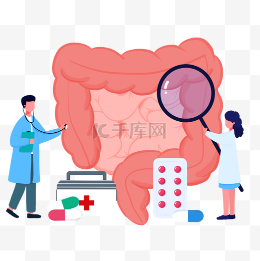 肠道肠胃健康医疗图片