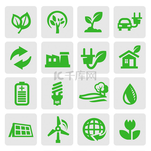 生态能源图标图片