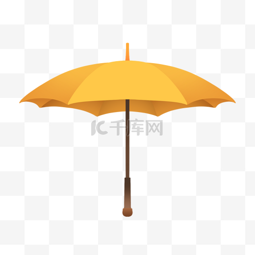 黄色保护伞雨伞图片