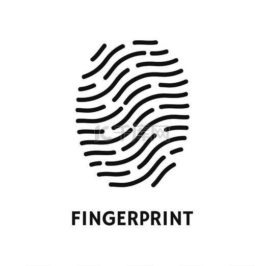 指纹验证海报文本样本向量指纹和指纹指纹授权流程人类个人数据的识别带有文本矢量的指纹验证海报图片