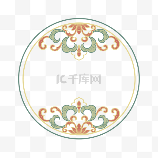 中式传统复古花纹边框图片