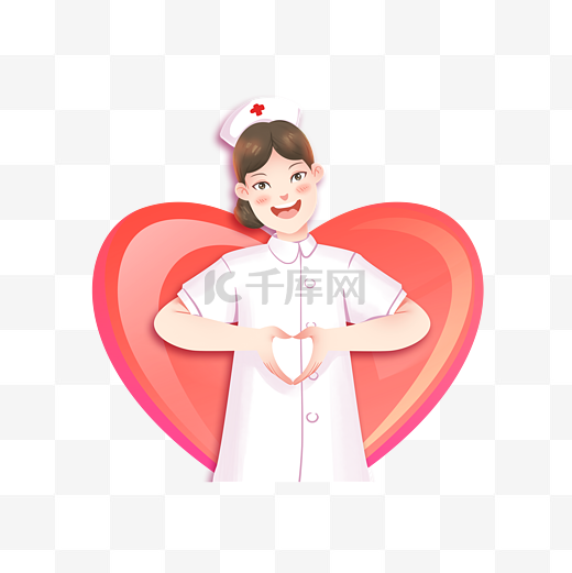 爱心比心512国际护士节白衣天使白衣女神护士医护图片