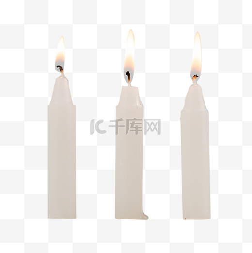 清明清明节祭奠祭祀白蜡烛图片