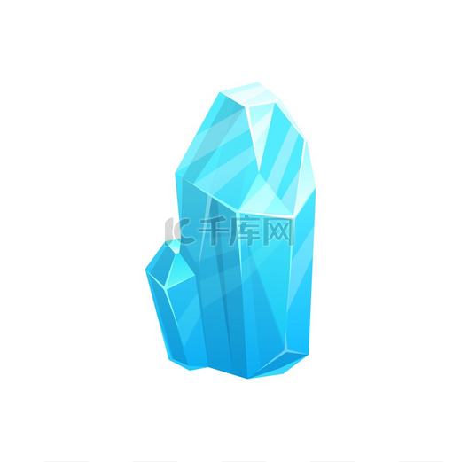 水晶冰冰山或冰冻的玻璃和雪矢量孤立的图标由冰冻的水或蓝色霜冰柱组成的冰川以及破裂的石笋钻石宝石或冰晶石英宝石水晶冰冰山或冰冻玻璃和雪图片