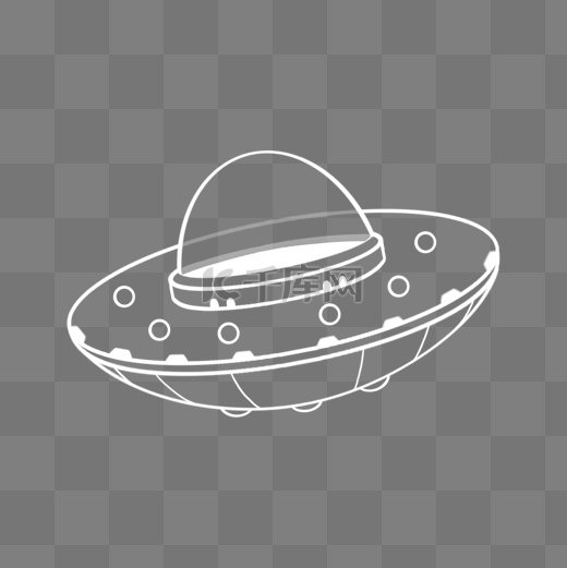 飞船UFO简笔画装饰图案图片