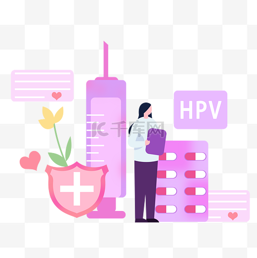 宫颈癌疫苗hpv疫苗推广图片