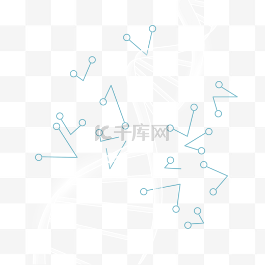 dna分子白色光效螺旋线条图片