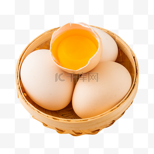 鲜蛋鸡蛋蛋黄食品食材图片