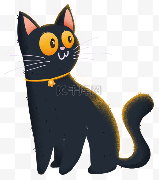 猫咪黑猫动物图片