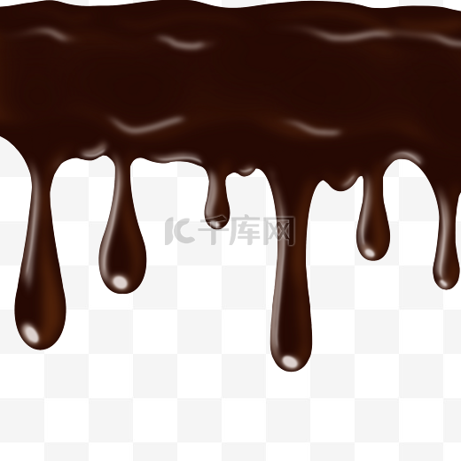 仿真滴落食物液体巧克力酱图片