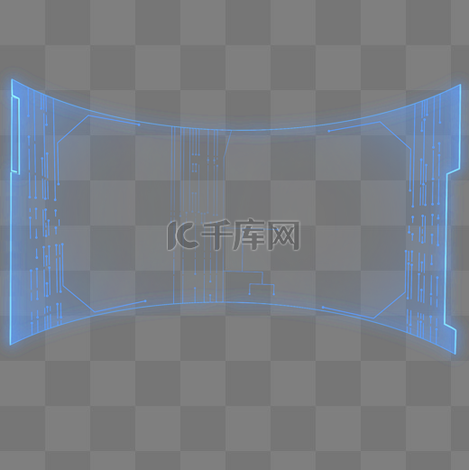科技数据屏幕曲面发光图片