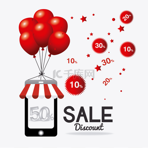 Shopping sales design.图片