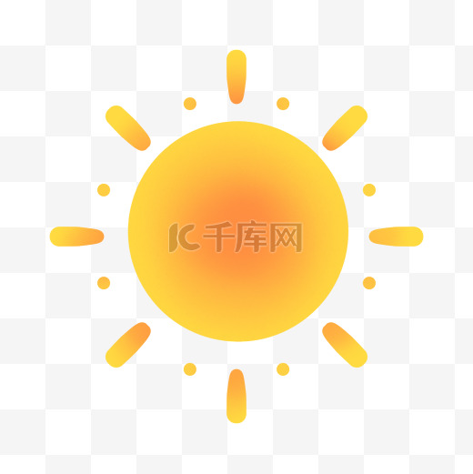 卡通手绘太阳阳光图片