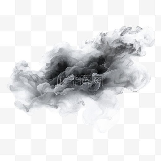 雾烟云隔离图片