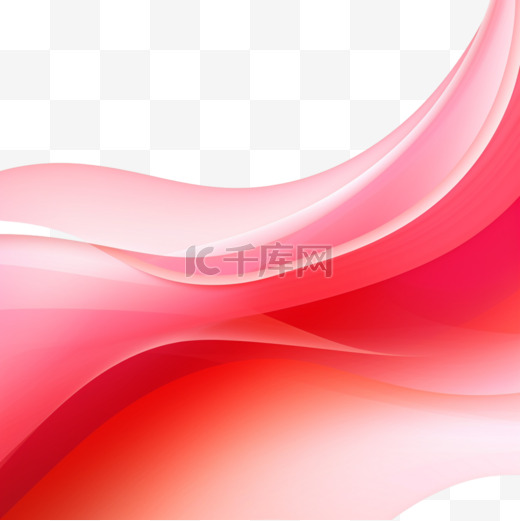 抽象的红色波浪背景。曲线流动图解图片