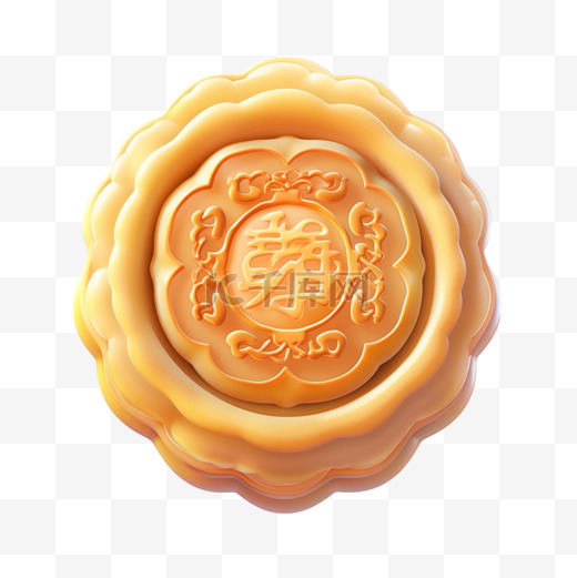 中秋节3d元素月饼糕点图片