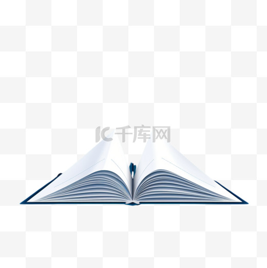 白色和深蓝色背景的抽象三角形状A4尺寸的书籍封面模板图片