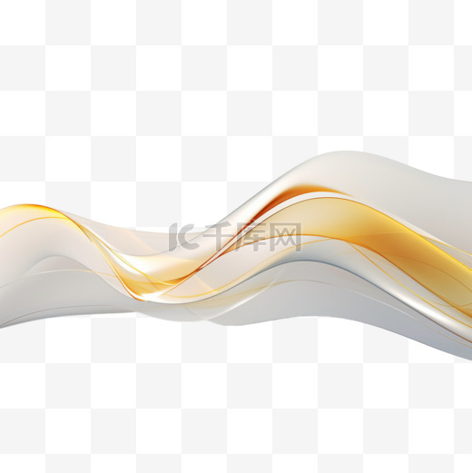 金色线条元素和闪闪发光的曲线形状抽象的背景图片