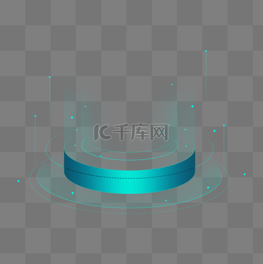 科技底座大屏装饰立体数据海报装饰线条光线图片
