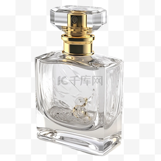 香水瓶芬芳3d透明图片