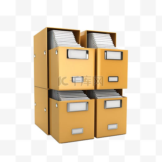 重要档案存放文件夹业务记录及业务财务报告图片