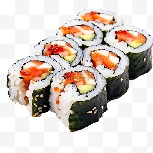浦卷寿司 亚洲食品图片