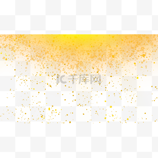 光点光效抽象组合横图黄色耀光图片