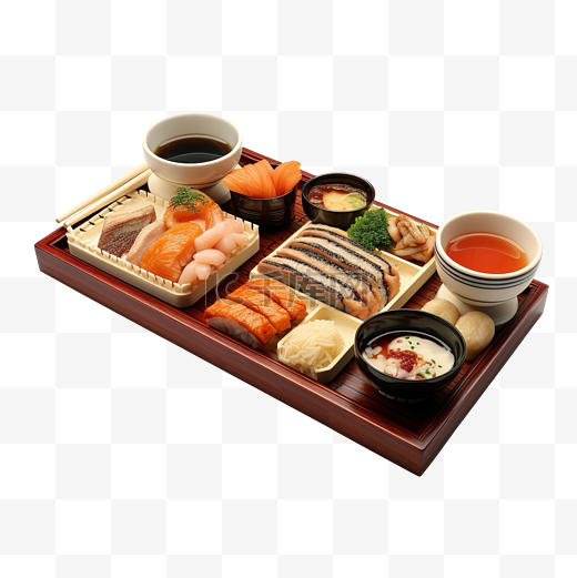 日本食品 3d 渲染图片