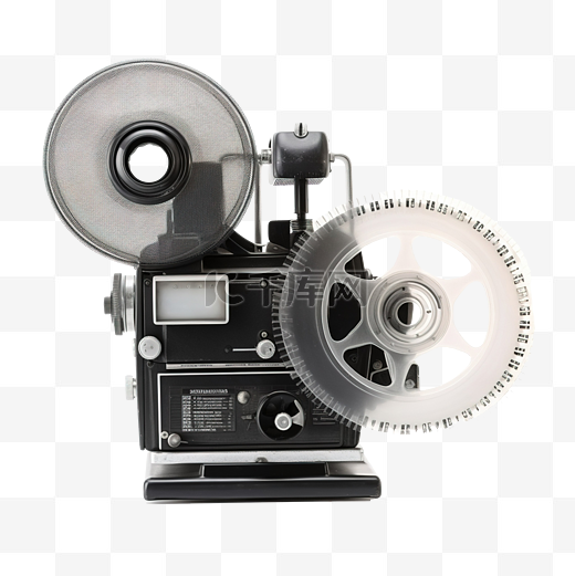 复古相机胶卷，用于记录古代表演的拍摄图片
