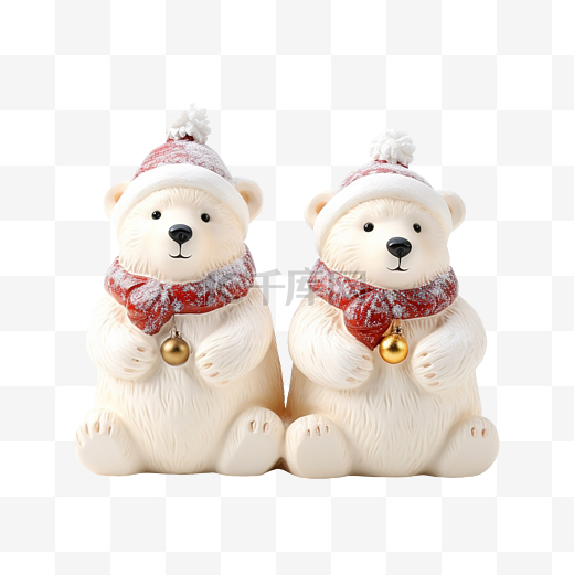 雕像北极熊玩具图片