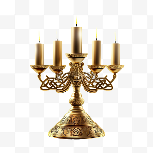犹太烛台烛台png插图图片
