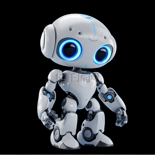 工具型机器人可爱卡通3D立体陪伴型机器人图片