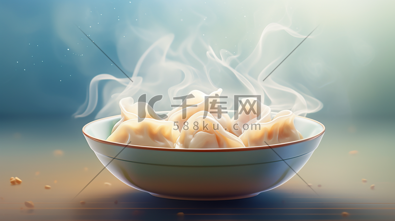 中国传统面食美食插画4图片