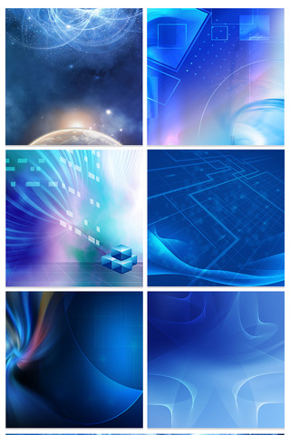 主图蓝色科技海报模板_数码科技产品主图背景图模板