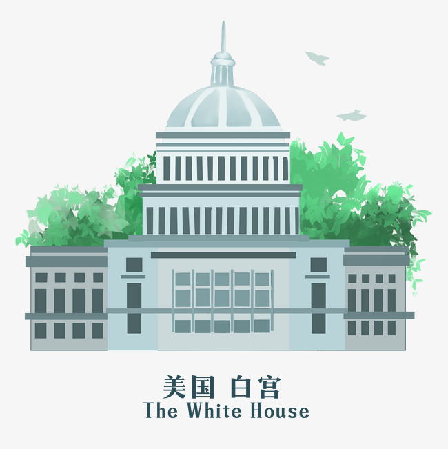美国华盛顿白宫地标素材图片免费下载_高清p