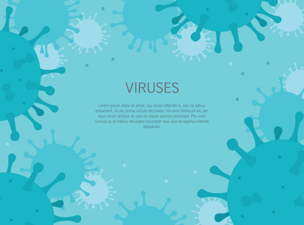 病毒背景矢量图图片