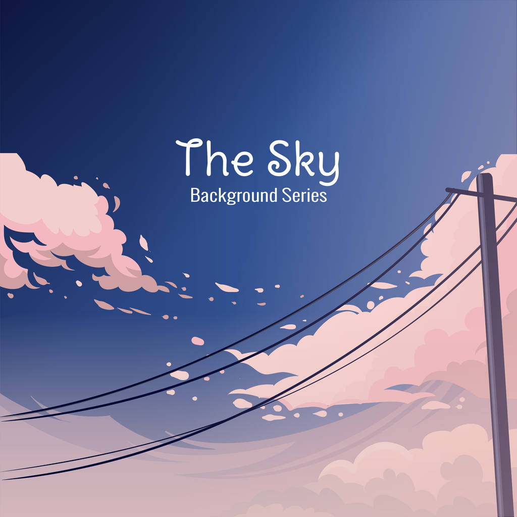 摘要天空背景图为您的广告项目增添了温馨祥和的气氛、微风和美丽的小鸟图片