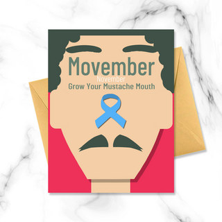 movember?子月 卷发男人