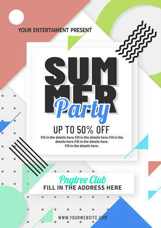 summer sale poster