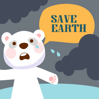 停止全球变暖熊