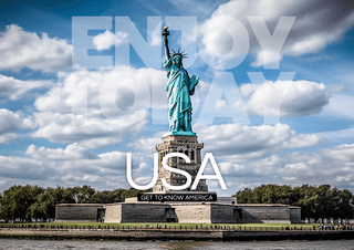 都市休闲海报模板_美国自由女神地标建筑环球旅行宣传海报
