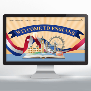 英国景点旅游宣传主页设计