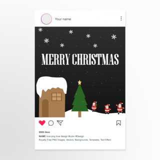 圣诞节 social media cover