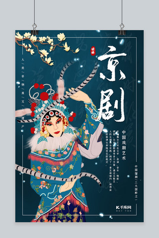 创意中国风京剧海报