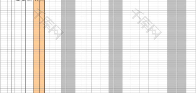工程项目甘特图表Excel模板