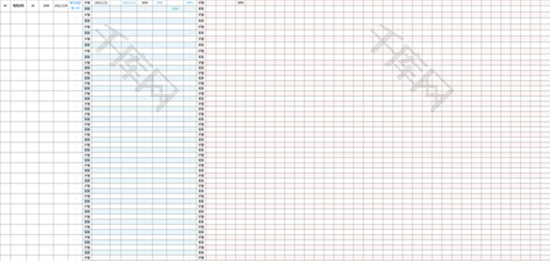 生产订单排产表Excel模板