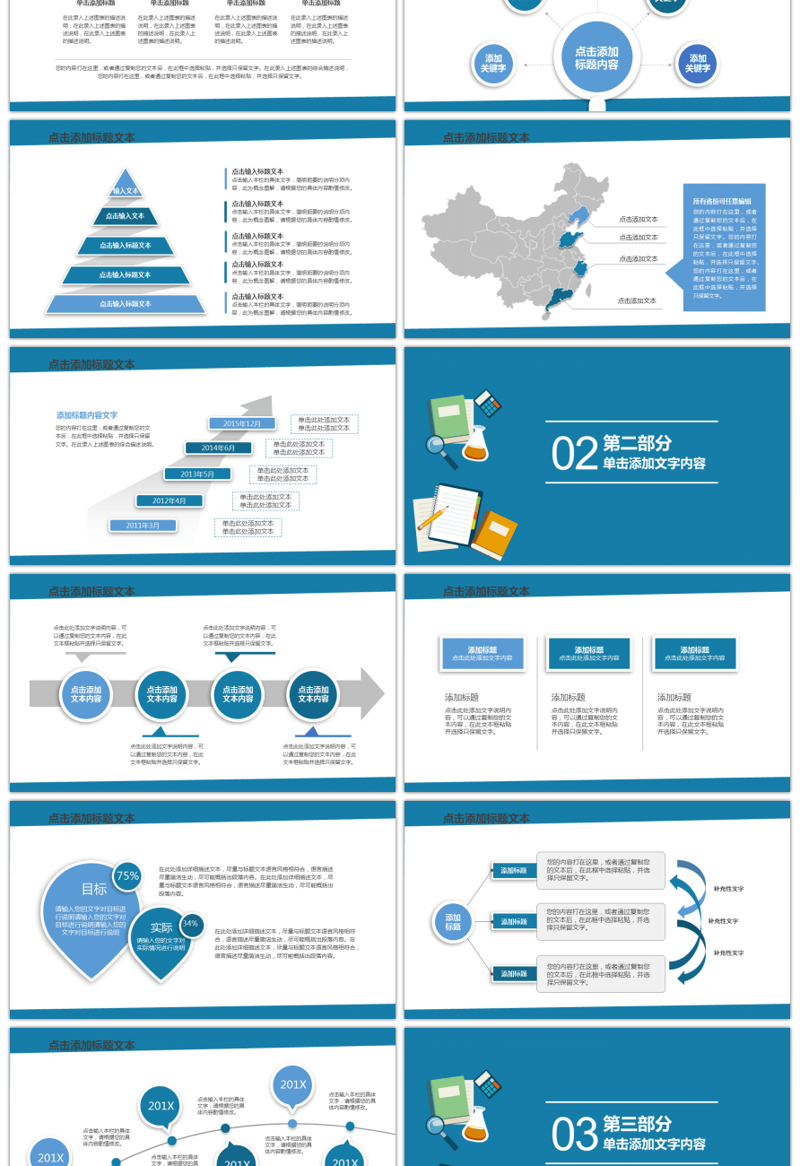 年度财务数据分析报告PPT模板