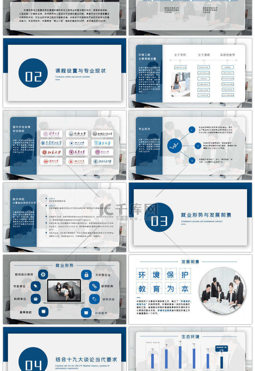 简约大气毕业答辩学术演讲PPT模板